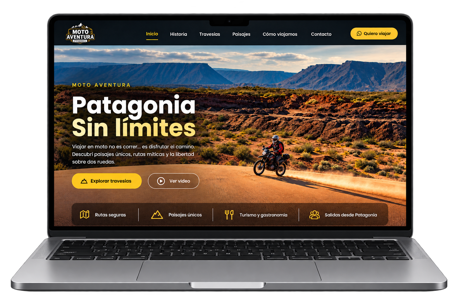 Web Moto Aventura